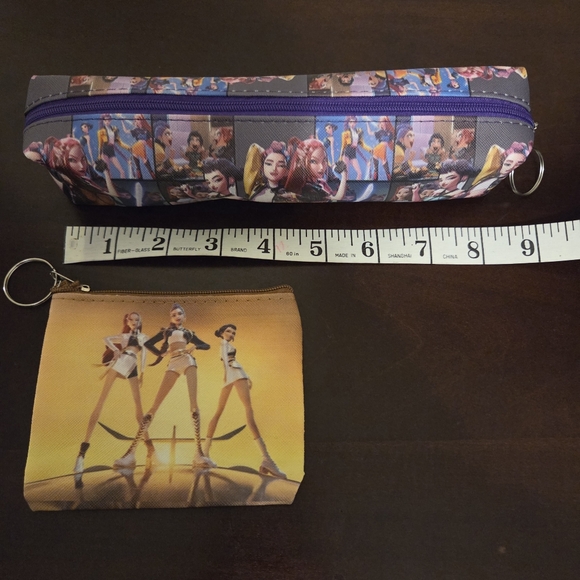 K Pop Demon Hunters Vinyl Pencil Case and Coin Purse/Pouch - Picture 2 of 6